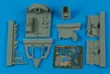 J2M3 Raiden cockpit set 1:48 J2M3 Raiden cockpit set 1:48