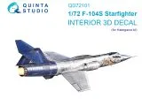 F-104S Starfighter interior for Hasegawa 1:72