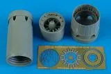 Mirage 2000C/B/D/N exhaust nozzles - opened 1:48 Mirage 2000C/B/D/N exhaust nozzles - opened 1:48