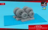 C-130 Hercules wheels w/ weighted tyres, late type 1:72
