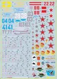 Yak-9T family decal 1:72