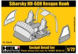 Sikorsky HH-60H Resque Hawk Cockpit set 1:72