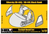 Sikorsky UH-60Q/ HH-60L Black Hawk Cockpit set 1:72