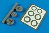 T-28 Trojan wheels & paint masks 1:48