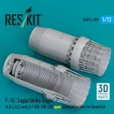 F-15 open exhaust nozzles for Revell 1:72
