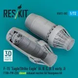 F-15 closed exhaust nozzles for Hasegawa 1:72 F-15 closed exhaust nozzles for Hasegawa 1:72
