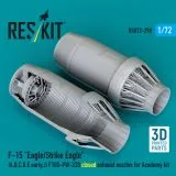 F-15 closed exhaust nozzles for Academy 1:72