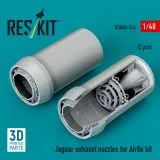 Jaguar exhaust nozzles for Airfix 1:48