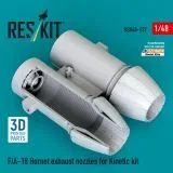 F/A-18 Hornet exhaust nozzles for Kinetic 1:48