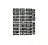 Car license plate Russian Armed Forces 1:35
