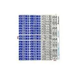 Car license plate - Russian MVD/ EMERCOM 1:35