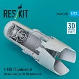 F-105 Thunderchief exhaust nozzle for Trumpeter 1:72