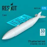 275 gallon fuel tank (F-5E/F/N, F-20, AT-3) 1:72