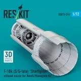 F-104 (S/G-late) exhaust nozzle for Revell 1:72