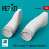 F-4B Phantom II Air intakes for Tamiya 1:48