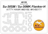Su-30SM/MK mask for Kitty Hawk 1:48