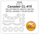 Canadair CL-415 mask for Heller 1:72