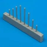 P-47D Thunderbolt gun barrels 1:72