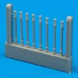 Lancaster gun barrels oval perforated 1:72