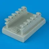 P-51A exhaust for Academy 1:72