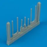 Ju-88G gun barrels 1:72 Ju-88G gun barrels 1:72