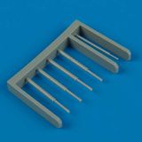 A-1 Skyraider gun barrels and pitote tube 1:72