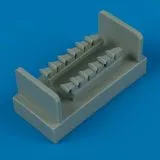 Spitfire Mk.IX exhaust - fishtail für Airfix 1:72