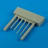 A6M5 Zero gun barrels & pitot tube 1:72