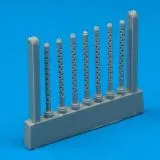 B-25C/D Mitchell gun barrels 1:48