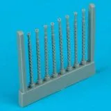 Lancaster gun barrels round perforated 1:48