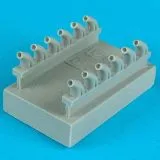 P-39Q/N Airacobra exhaust für Eduard 1:48