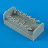 Bf 109E exhaust für Tamiya 1:48