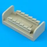 Bf 109G/K exhaust für Fujimi 1:48