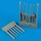 P-61B Black Widow gun barrels 1:48