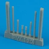 Fw 190A-8 gun barrels 1:48 Fw 190A-8 gun barrels 1:48