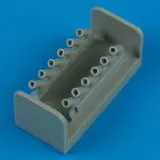 Spitfire Mk. IX exhaust - round 1:48