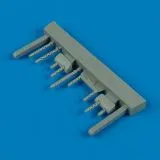 P-39Q Airacobra gun barrels for Hasegawa 1:48