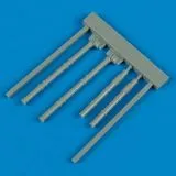 Wellington fuel outlet pipe - closed flaps 1:48 Wellington fuel outlet pipe - closed flaps 1:48