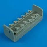 Bf 109K exhaust for Hasegawa 1:48