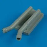 Ju 87D-5N night exhaust type C 1:48 Ju 87D-5N night exhaust type C 1:48