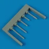 P-38 Lightning gun barrels 1:48