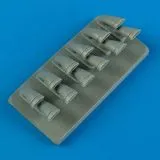 P-40M/N Warhawk exhaust - fishtail 1:48