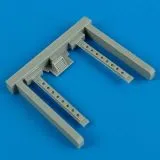 Bf 109E air intake & cover injection 1:48