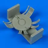 N1K1-J Shiden exhaust for Hasegawa 1:48 N1K1-J Shiden exhaust for Hasegawa 1:48