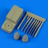 OV-1 Mohawk propellers w/tool für Roden 1:48