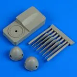 Me 410 propeller w/tool 1:48