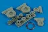 F-14A Tomcat weighted wheels für Hasegawa 1:48