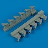 Spitfire Mk.IX exhaust - fishtail 1:32