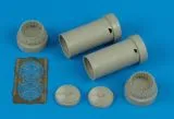 F-14A Tomcat exhaust nozzles - opened position 1:72 F-14A Tomcat exhaust nozzles - opened position 1:72
