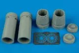 F/A-18C Hornet exhaust nozzles - closed for Academy 1:72 F/A-18C Hornet exhaust nozzles - closed for Academy 1:72